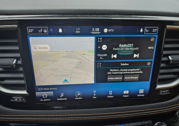 Chrysler Pacifica cena 245877 przebieg: 65537, rok produkcji 2021 z Pakość małe 781
